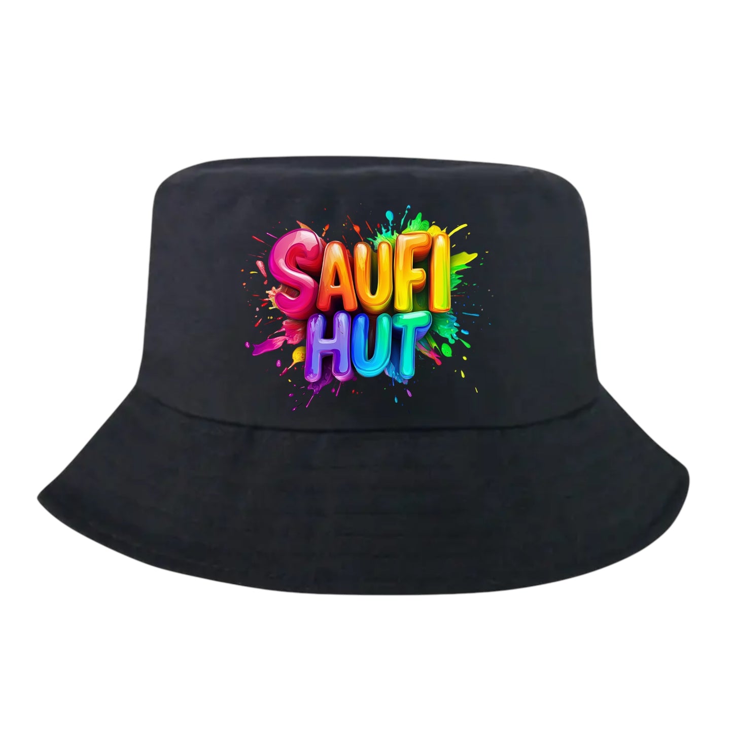 Fischerhut - "SAUFI HUT " Sonnenhut – lustiger Party Hut, Abschlussfahrt, Malle-Tour