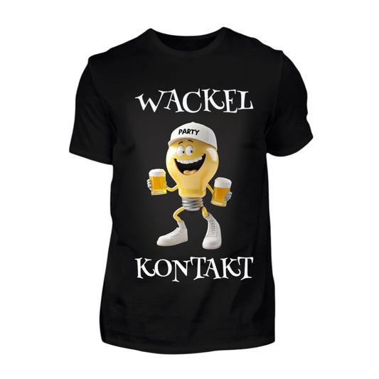 T-Shirt - Wackelkontakt - Fun Shirt – Malle 2025, lustiges Party Shirt, Mallorca Tour