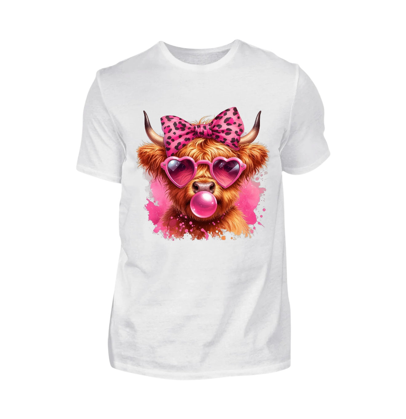 T-Shirt - Party-Shirt - T-Shirt „Bubble Cow“  - Malle 2025, lustiges Party Shirt, Mallorca Tour