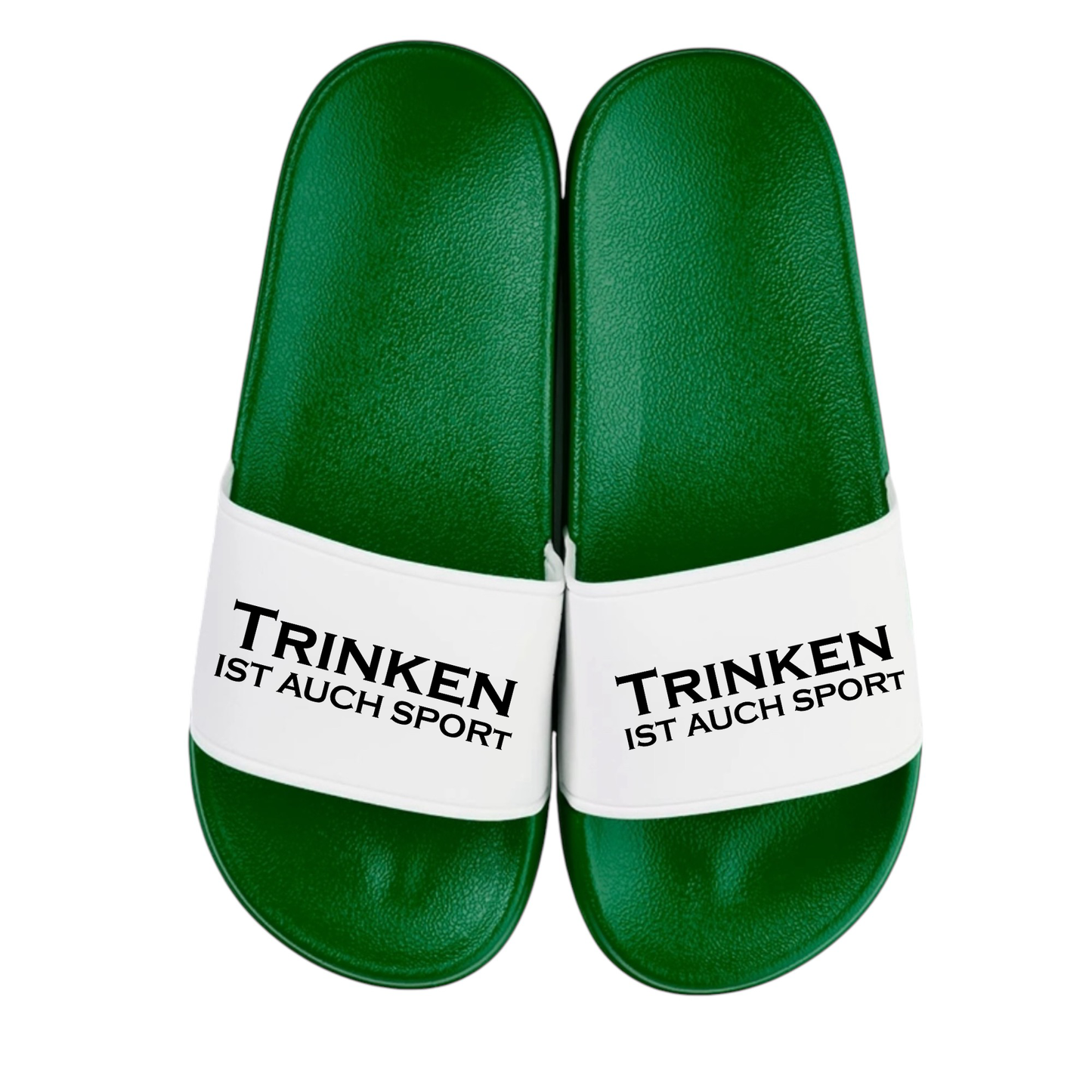 Trinken ist auch Sport Badelatschen